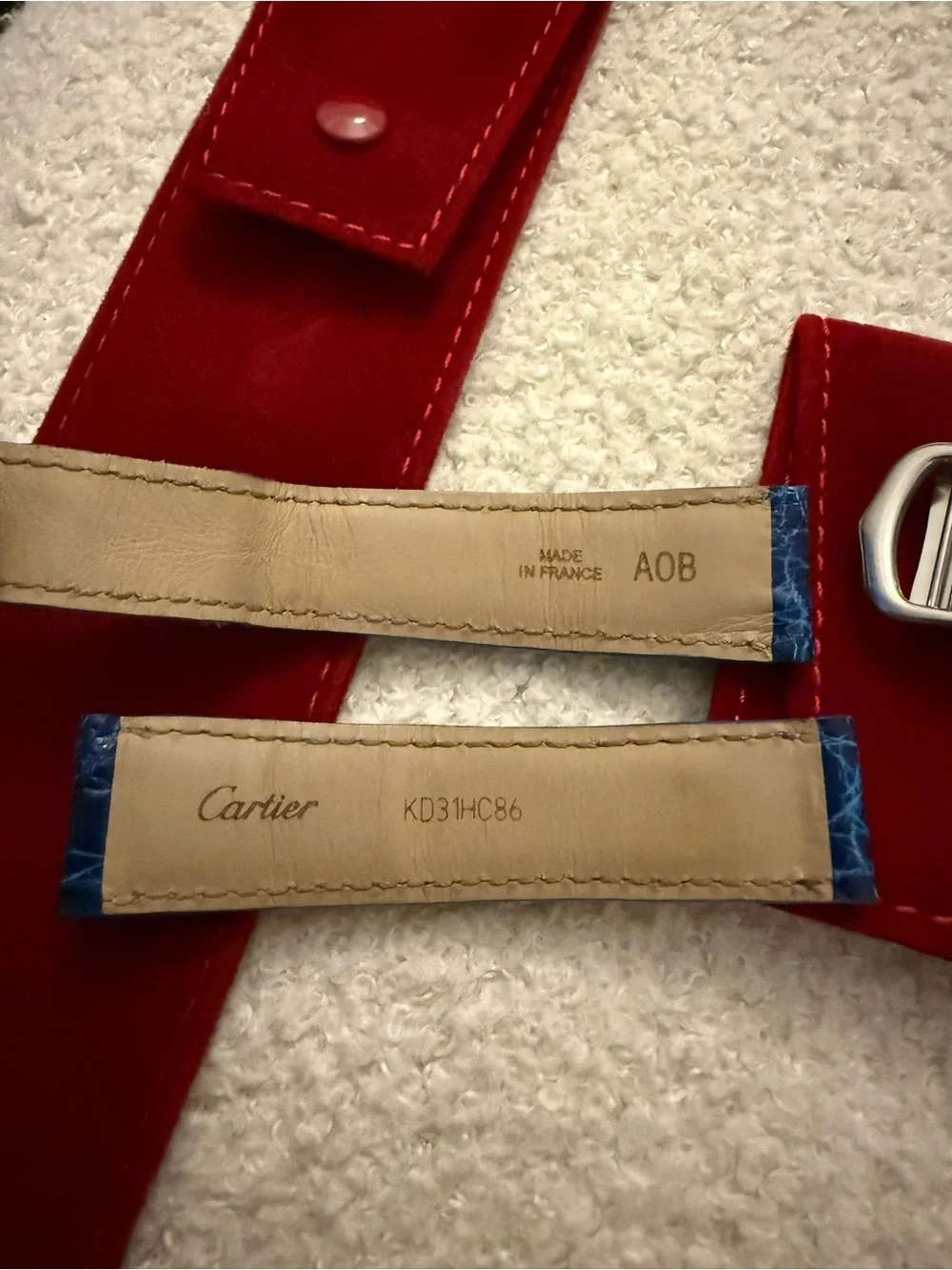 Cartier Strap & Deployment Buckle Set